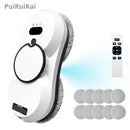 PuRuiKai window water spray cleaning robot vacuum cleaner remote control electric household glass wiper window double automatic