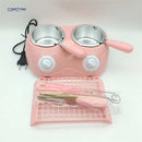 Hot Selling Dual Electric Chocolate Fountain Home Hot Chocolate Melt Pot Chocolate Melting Machine DIY
