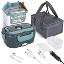 2-in-1 electric lunch box leak-proof portable food warmer 1.5/2/2.5 L microwave bento lunch box with stainless steel container