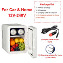 E-ACE 4L Car Refrigerator Mini Fridge Freezer Car & Home Use Portable Compressor Cooler Ice Box for Camping Summer Essential