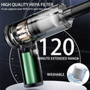 Handheld Car Vacuum Cleaner, 15000Pa Portable Cordless, Dual Use of Blowing and Suction Multi-Nozzles, for Car, Home, Pet, Offic