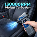 Jet Fan 130000RPM Super Power Violent Turbo Fan Brushless Motor Turbo Air Blower 4000mAh Rechargeable Battery For Car Cleaning