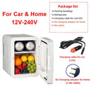 E-ACE 4L Car Refrigerator Mini Fridge Freezer Car & Home Use Portable Compressor Cooler Ice Box for Camping Summer Essential