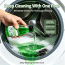 The new washing machine drum powerfully penetrates the detergent, leaving it refreshed and making its use more hygienic and reas