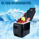 Car Refrigerator Mini Fridge Portable Freezer 12V DC Refrigerator Plug In Cooler Refrige 6L Thermoelectric Cooler For Fruits