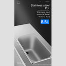 Commercial Ice Cream Freezer Machine 3-Flavor Yogurt Maker One-Click Clean 18L/H LCD Display New Soft Ice Cream Machine