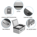 Alpicool C15 Portable Car Freezer,12 Volt Refrigerator, 16 Quart (15 Liter) Fast Cooling 12V Car Fridge -4℉~68℉, Car Cooler