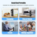 Portable Insulin Cooler with LCD Display USB Rechargeable Medicine Fridge for Travel Home Car Compact Pill Box with Precise