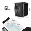 Car Refrigerator Mini Fridge Portable Freezer 12V DC Refrigerator Plug In Cooler Refrige 6L Thermoelectric Cooler For Fruits