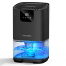 Air DehumidifierCapacity Humidity Dehumidifier with Digital Display Night Light Home Dehumidifier Air Dryer for Bathroom Toilet