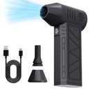 Jet Fan 130000RPM Super Power Violent Turbo Fan Brushless Motor Turbo Air Blower 4000mAh Rechargeable Battery For Car Cleaning