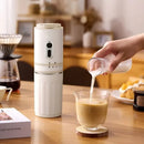All-in-One Coffee Maker Travel-Friendly Handheld Espresso Machine with Built-in Grinder Mini Pour over Cup for Home And Outdoor