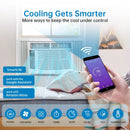 6000 BTU Window Air Conditioner, Smart WiFi AC Unit with Remote Control & Digital Display, Quiet Cooling for Small Rooms up to 250 Sq. Ft., Dehumidifier & Fan Modes, Easy Installation, White