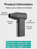 Turbo Jet Fan Electric Air Duster Portable 130000RPM Cleaning Blower Tool Car Blowing Snow 4 Gears adjustable Type-C Charging