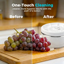 Fruit Washer, Automatic Water Washing Purifier Machine for Fruits, Vegetables, Meat, Seafood, Tableware, Utensils, Kitchen
