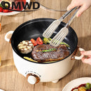 1.5L/2.5L Electric Multifunctional Cooker Household Double Layer Hot Pot Rice Cooker Frying Pan Non-stick Cookware Soup Hotpot