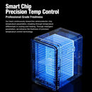 E-ACE 4L Car Refrigerator Mini Fridge Freezer Car & Home Use Portable Compressor Cooler Ice Box for Camping Summer Essential