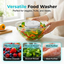 Fruit Washer, Automatic Water Washing Purifier Machine for Fruits, Vegetables, Meat, Seafood, Tableware, Utensils, Kitchen