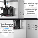 Commercial Ice Cream Freezer Machine 3-Flavor Yogurt Maker One-Click Clean 18L/H LCD Display New Soft Ice Cream Machine