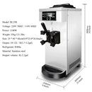 Commercial Ice Cream Freezer Machine 3-Flavor Yogurt Maker One-Click Clean 18L/H LCD Display New Soft Ice Cream Machine